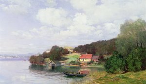 Varen op een meer, 1891